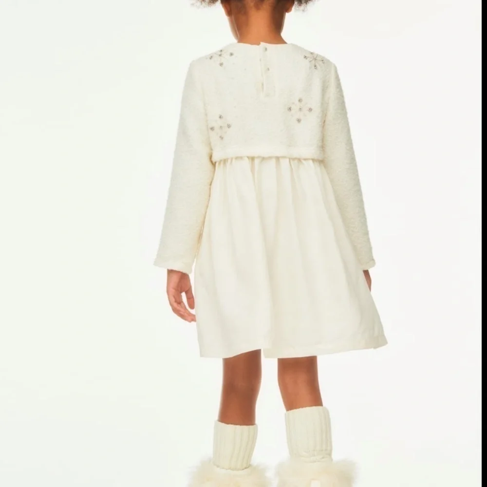 Zara Embroidered Yoke Dress Limited Edition